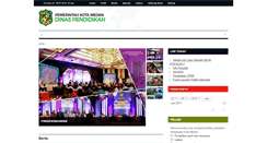 Desktop Screenshot of disdik.pemkomedan.go.id