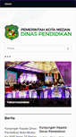Mobile Screenshot of disdik.pemkomedan.go.id